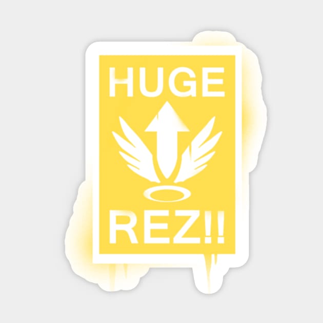 Mercy Huge Rez!! Sticker by Genessis